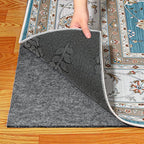 Waterproof Rug Pad, 5x7 ft Under Area Rug Carpet Pad, Non Slip Felt Rug Pads for Hardwood Floors, Keep Carpets in Place Soft and Prevent Rug from Wrinkling or Buckling