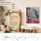Rattan Shoe Storage Cabinet, Shoe Organizer with 2 Flip Drawers, Narrow Shoe Cabinet, Free Standing Hidden Shoe Storage, Shoe Rack for Entryway/Hallway/Closet, Natural Oak