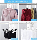 Seropy Clothes Hangers 50 Pack Coat Hangers Wire Hanger Bulk Metal Hanger Non Slip Heavy Duty Clothing Hangars Space Saving Thin Hangars Stainless Steel Hangar for Clothes, 16.5 Inch