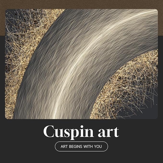 Framed Black and Gold Abstract Wall Art, Modern Luxury Bright Prints Paintings Artwork for Walls, Contemporary Gold Circle Pictures for Living Room Entryway Hallway Dining Bedroom Wall Decor 24x36 In