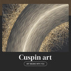Framed Black and Gold Abstract Wall Art, Modern Luxury Bright Prints Paintings Artwork for Walls, Contemporary Gold Circle Pictures for Living Room Entryway Hallway Dining Bedroom Wall Decor 24x36 In