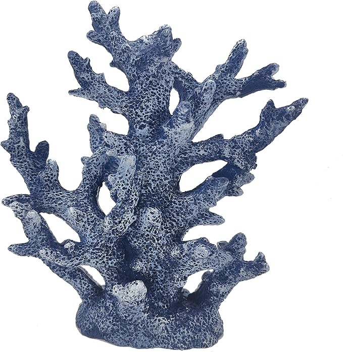 Etlemonde Beach Coastal Decor Coral Reef Home Decor Coral Statue Sculpture Home,Desk,Bathroom,Desktop Shelf Statue,Marine Themed Gifts