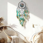 Large Dream Catchers for Girls Room Decor Adult Boho Suncatcher Dream Catcher Wall Decor Tree of Life Hanging Ornament for Living Room Dorm Decor Hippie Gifts