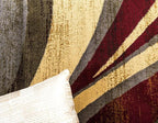 Unique Loom Barista Collection Area Rug - Ngada (2' 2" x 3' 1" Rectangle, Beige/ Red)