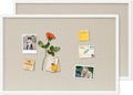 DAHAPYBOO Cork Board with Linen White 2Pack,Bulletin Board 30"x20" Hanging Corkboards for Office Home School Message Board or Vision Board Decoration.