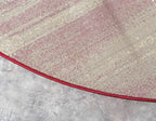 Unique Loom Barista Collection Area Rug - Timor (8' Round, Multi/ Red)