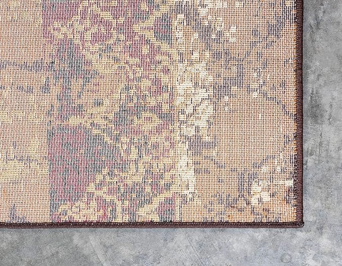 Unique Loom Barista Collection Area Rug - Arusha (2' 2" x 6' 1" Runner, Beige/ Black)