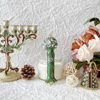 4.9 Inches Hand-Painted Mezuzah, Exquisite Enamel Design with Scroll Included for Jewish Occasions