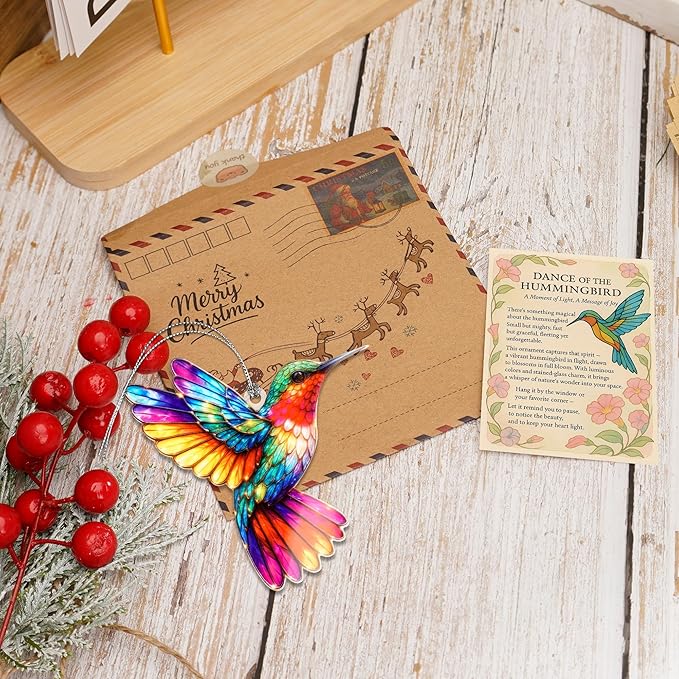 Hummingbird Gifts for Women 2026 - Mothers Day mom Gifts - Hummingbirds Christmas Ornaments 2026 for Meaningful Valentines Hummingbird Valentines Birthday Gift for Mom Wife Girlfriend