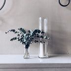WGV Cylinder Vase Bulk, Diameter 5", Height 18", Clear Glass Floral Planter Container, Tall Centerpiece Arrangement for Wedding Party Event Home Office Decor, 6 Pieces