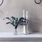 WGV Cylinder Vase, Diameter 5", Height 20", Clear Glass Floral Planter Container, Tall Centerpiece Arrangement for Wedding Party Event Home Office Decor, 1 Piece
