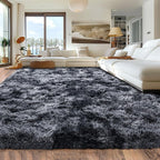 Rugs for Living Room 6x9, Soft Shaggy Modern Shag Area Rug for Bedroom, Upgrade Non-Slip Plush Fluffy Carpet for Kids Boys Girls Room Home Decor Aesthetic, Dark Grey