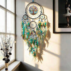 Large Dream Catchers for Girls Room Decor Adult Boho Suncatcher Dream Catcher Wall Decor Tree of Life Hanging Ornament for Living Room Dorm Decor Hippie Gifts