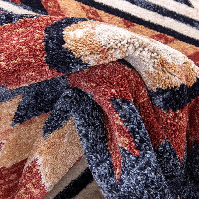 Well Woven Tulsa Lea Crimson Traditional Southwestern Tribal 2x4 (2'3" x 3'11") Area Rug