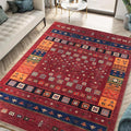 Keen Home Design 9x12 Rug - Machine Washable Area Rug with Non-Slip Backing, Ideal for Living Room, Dining Room, Bedroom - Vintage, Easy Clean, Durable, Low Pile Rug - (9' x 12')