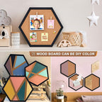Facilife 4 Packs Cork Board,Corkboards for Wall,Small Cork Board Decorations,Cork Boards for Walls with Frame, Decorative for Office, School & Home
