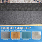 Non-Slip Rug Pads 1/4” Thick, 8x10Ft Waterproof Rugs Non Skid Rug Pad for All Floors and Finishes Durable Hardwood Floor Protective Felt Keeps Rugs in Place, Safe and Secure