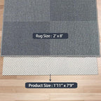 Non Slip Area Rug Pads Non Skid Rug Gripper 2x8 Feet Extra Thick Pad Anti-Slip Carpet Rug Mats for Hardwood Surface Floors, Keep Rugs Safe and in Place (2 x 8 Ft)