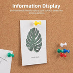 Extra Large Cork Bulletin Board 72" X 48", Silver Aluminum Framed 6'x4' Corkboard for Wall, Wall Mounted Notice Pin Board with 18 Push Pins for School, Home & Office