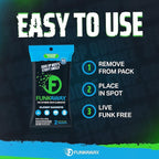 FunkAway Extreme Odor Eliminating Closet Sachet, Odor Absorbing Packet Ideal for Closets, Drawers, Hampers, Attics and Storage Spaces, Fresh Smell for Up to 90 Days