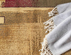 Unique Loom Barista Collection Area Rug - Timor (9' x 12' Rectangle, Multi/ Red)