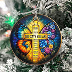 Nativity Cross Christmas Ornament 2026, Christian Christmas Ornaments Religious Gift, Cross Christmas Tree Decor, Nativity Scene Ornament Easter Faith Decor