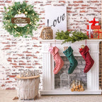 WreathDream 20 inch Artificial Christmas Wreath Winter Wreath for Front Door with Champagne Gold Berry,Christmas Balls for Front Door Farmhouse Indoor Outdoor Holiday Home Decor