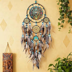 Wolf Dream Catchers,Large Dream Catcher for Bedroom Adult,Dreamcatcher for Wall Hangings,Teen Dorm Room Decor Festival Gift,Decor for Office, Room, Home (Wolf Dream Catchers)
