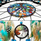 Large Dream Catchers for Girls Room Decor Adult Boho Suncatcher Dream Catcher Wall Decor Tree of Life Hanging Ornament for Living Room Dorm Decor Hippie Gifts