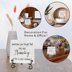 Wooden Sign Gifts Desk Decor - Sometimes You Forget That You Are Amazing - Motivational Wood Plaque With A Support Frame - Home & Office Inspirational Gifts For Women And Man, Desk Decor & Accessories - A06