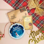 Merry Christmas Ornaments, Snowman Charm, Holiday Joy, Ornaments Decorations, Lovely Snowman Ornament Hanging Decor for Tree, Car, Home, White Elephant Gifts, Christmas Decorations