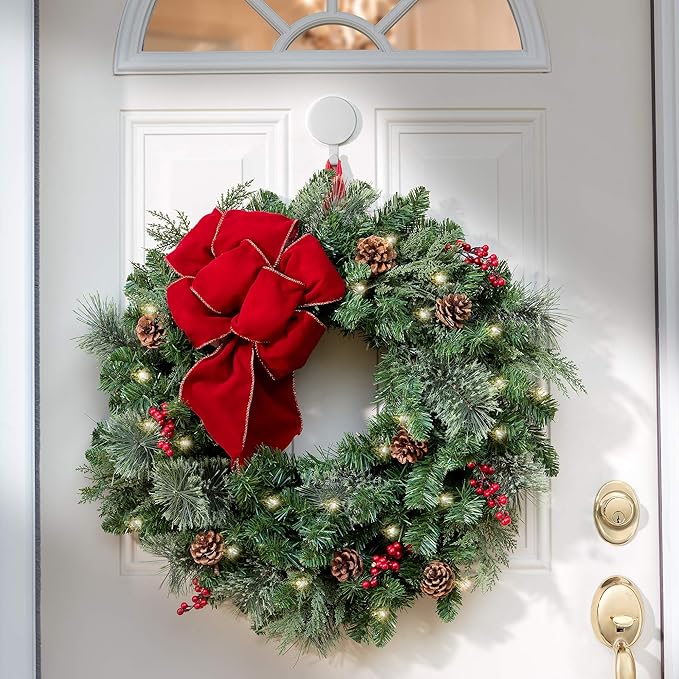 Haute Decor Attract Magnetic Hanger, 1 Pack - Strong Magnet Hook for Metal Doors and Surfaces
