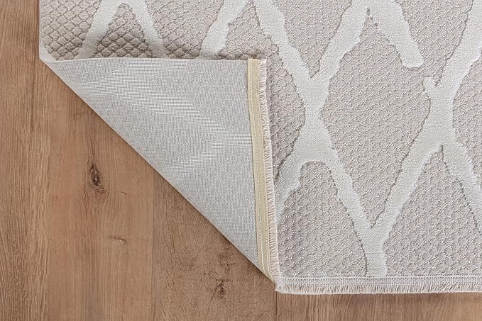 Modern Indoor Rug Diamond 8x10 Area Rugs for Living Room Luxury Kitchen Bedroom Durable Soft Geometric Durable Low and High Pile Stain Resistant Non Shedding Area Carpet 8x10