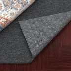 Non Slip Cushioned Rug Pad Gripper 8 x 10 Ft, Felt and Silicone Backing