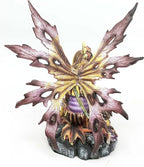 George S. Chen Imports Purple Fairy Sitting Collectible Figurine Decoration Statue Décor