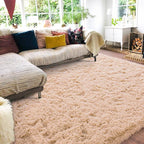 Camel Rugs for Bedroom, Soft Shaggy Modern Shag 4x6 Area Rug for Living Room, Upgrade Non-Slip Plush Fluffy Carpet for Kids Boys Girls Room Home Decor Aesthetic