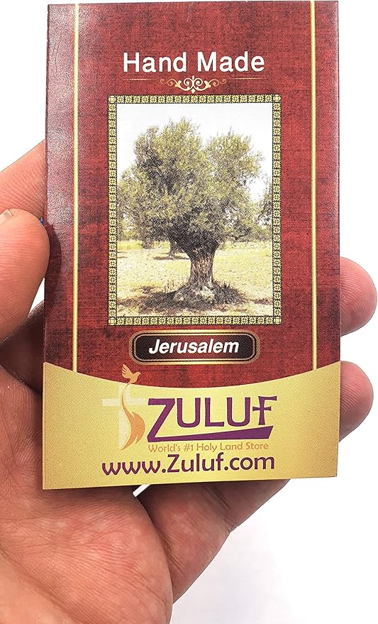 Zuluf 4.7" Catholic Wall Crucifix Olive Wood Cross with Silver Jesus Corpus – Handmade Christian Religious Wall Hanging Decor – Faith Gift from Jerusalem CRS058