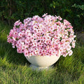 24 Bundles Artificial Flowers for Outdoor Faux Plants for Spring Summer Decoration, UV Resistant Realistic Silk Plastic Fake Flowers Garden Porch Patio Balcony Yard Front Home Decor