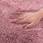 Rugs for Living Room 5x7, Soft Shaggy Modern Shag Area Rug for Bedroom, Upgrade Non-Slip Plush Fluffy Carpet for Kids Boys Girls Room Home Decor Aesthetic, Blush