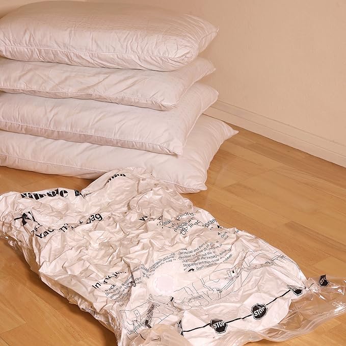 Simple Houseware 10 Vacuum Storage Bags to Space Saver for Bedding, Pillows, Towel, Blanket, Clothes Bags (5 x Extra Large, 5 x Large)