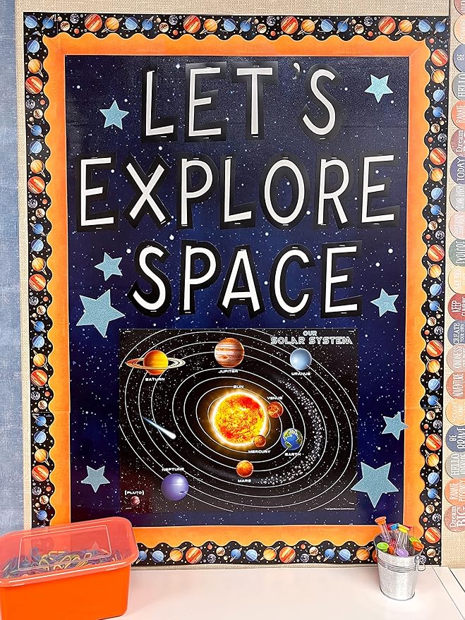 Teacher Created Resources Night Sky Better Than Paper Bulletin Board Roll (TCR77897)