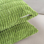 Fancy Homi 4 Packs Decorative Throw Pillow Covers for Living Room Couch Bed, Modern Farmhouse Boho Home Décor Accent Cushion Case, 20" x 20", Lime Green