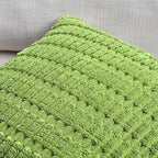Fancy Homi 4 Packs Decorative Throw Pillow Covers for Living Room Couch Bed, Modern Farmhouse Boho Home Décor Accent Cushion Case, 24" x 24", Lime Green