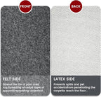Waterproof Rug Pad, 5x7 ft Area Rug Non-Slip Carpet Pad, Non-Slip Rug Pads for All Floors and Finishes, Felt Pad for Hardwood Floors, Keeps Carpets in Place Soft and Safe