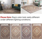 Keen Home Design 2x10 Rug - Machine Washable Runner Rug with Non-Slip Backing, Ideal for Hallway, Entryway, Kitchen, Laundry Room - Vintage, Easy Clean, Durable, Low Pile - (2'6" x 10')