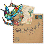 Hummingbird Gifts for Women - Christmas Ornament 2026 - Beautiful Christmas Ornaments Decorative Hummingbird with Meaningful Story Card Humming Bird Valentines Birthday Teacher Gift