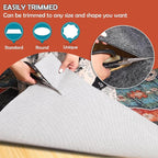 Waterproof Rug Pad, 2x8 Ft Under Area Rug Carpet Pad, Non Slip Rug Pads for All Floors and Hardwood Floors Finishes, Keep Carpets in Place Soft and Prevent Rug from Wrinkling or Buckling