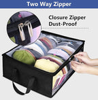 AOODA Wide Hat Storage for Baseball Caps, Large Capacity Hat Organizer for Closet Cap Holder Holds up to 40 Snapbacks, Black