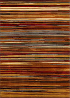 Unique Loom Barista Collection Area Rug - Icatu (7' 1" x 10' Rectangle, Beige/Brown)