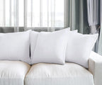 Utopia Bedding Throw Pillows (Set of 4, White) – 22 x 22 Inches Down Alternative Pillows for Bed, Sofa, and Couch - Fluffy Decorative Stuffer Pillow for Indoors & Outdoors